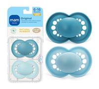 Pacifier, 6-16 Months, Original Pure, Boy 2-Pack | BPA-Free, Easy To Clean, Developed With Medical Experts, With Sterilizer Case, Made In Europe
