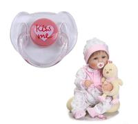 Pacifier Accessories, Magnetic for Dolls Magnetic | Reborn Babys Doll Magnetic Pacifier, Simulation Pacifier Toy for ReBorn Dolls, Pretend Play Feeding