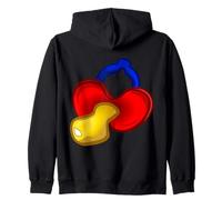 Pacifier Baby Binky Soother Teether Num Zip Hoodie