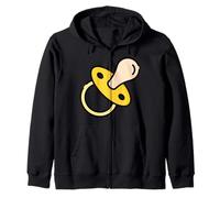 Pacifier Baby Binky Soother Teether Num Zip Hoodie