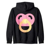 Pacifier Baby Binky Soother Teether Num Zip Hoodie