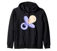 Pacifier Baby Binky Soother Teether Num Zip Hoodie