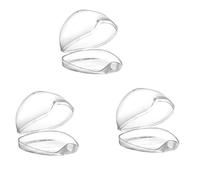 Pacifier Case - dummyy Holder Case, Transparent Thermoplastic Polymer Bibs dummyy Case, Multifunctional Nipple Holder For Baby With 3pcs - Portable Dustproof And Pacifier Box Accessories For Daily Use