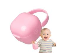 Pacifier Case, Portable Travel Storage Box Case, 3.74x2.44x2.36 inches Bpa Pacifier Holder with Secure Snap Closure, Compact Dustproof Soother Container for Babies