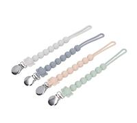 Pacifier Clamp/Holder, Dr Browns Pacifiers Pacifier Holder Firmly Clamp Soft Silicone Pacifier Clamp/Holder 4Pcs Silicone Pacifier Clips Newborn Safe Baby Essentials