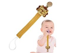 Pacifier Clip Holder - Cotton 27x7x3cm Animal Shape Strap, Teething Ring Clip, Nipple Holder for Pacifier, Teether | Anti-Lost Travel for Bib Toy Blanket, Animal Shapes Anti-Los