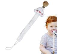 Pacifier Clip Holder | Toddler Teething Rings Strap Clip | Animal Shape Baby Pacifier with Teether Strap, Nipple Holder, Anti-Lost for, Boys, Girls,
