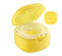 Pacifier Container Storage - Pacifier Clip Box - Portable Easy Clean Pacifier Box with Clip for Travel