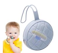 Pacifier Holder Case, Baby Pacifier Silicone Pouch | Baby Silicone Pacifier Storage Bag for | Zipped Pacifier Bag for Dummies, Teethers, Headphones, USB Sticks