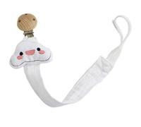 Pacifier Holder Clip - Teether Strap, Nipple Chain | Cute Animal Shape Anti Lost Baby Clip for Pacifier, Teething Ring or Hiccup Towel Safe Toddler Accessory for Stroller Crib or Travel Bag
