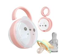 Pacifier Holder - Panda Design Storage Box for Pacifiers | Dust Cover Included - Accessories Nomads Boys Girls Outdoor Travel