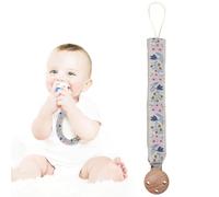 Pacifier Lanyard - Baby Grasping Teether Charm | Toddler Pacifier Holder Leash for 0-3 Years Boys and Girls, Embroidering Teething Toys Teethers
