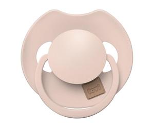 Pacifier Silicone Dynamic LOVI Prime 0-6m 1 pc sterilization capsule, protect suction reflex, anti-allergic, BPA free (Nude, 0-6)