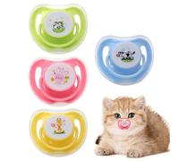 Pacifiers for Cats,Puppy Pacifier for Small Dogs | Butterfly Shape Pet Animals Silicone Toy with Cover for Calming Soothing Chewing Teething