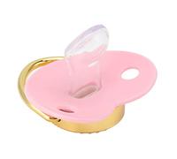 Pacifiers, Mam Newborn Pacifiers Heart Shape Shinning Rhinestones Newborn Pacifiers PP and Silicone for 6 to 18 Months Baby (M Pink)