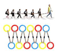 Pacify 12PCS Walking Rope for Preschool, Detachable Toddlers Walking Rope with Lock Handles Toddler Leash Wrist to Wrist for Kids School Kindergarten Outdoor Supplies