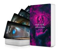 Pacify Evil Eye Oracle Cards, 60 Protection Energy Oracle Card Deck for Beginner Insight and Discovery, Haters Exposed, Eyewitness Exposed