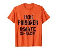 Pacing Halloween Costume - Funny Prisoner Jail Inmate T-Shirt