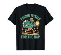 Pacing Myself for The Nap Turkey Trot Humor Thanksgiving Fun Value Graphic T-Shirt