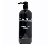 Pacinos Shave Gel - Cooling Menthol, Aloe & Tea Tree - Prevents Irritation & Moisturizes Skin - Maximum Glide For A Smooth Shave