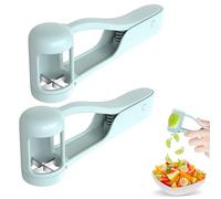 PACIOCEAN Toddler Grape Cutter & Fruit Slicer - Stainless Steel Safety Kitchen Gadget for Grapes, Cherry Tomatoes, Strawberries, BPA-Free & Dishwasher Safe