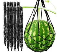 Pack 10 Melon Hammock Watermelon Nets,Melon Hammock for Trellis Heavy Duty Watermelon Nets,Perfect for Growing Cantaloupe Black