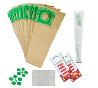 Pack 10 Sebo Vacuum Cleaner Bags Replacement With Freshners | Filters, Compatible with X & C Series (X1, X1.1, X2, X3, X4 Extra, X5, XP2, XP3), Sebo hoover Bags, Alt to 5093PC, VB475K.