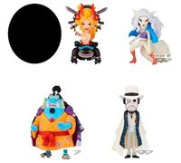 Pack 12 Figuras World Collectable - Wanokuni Onigashima 4 - One Piece 4cm