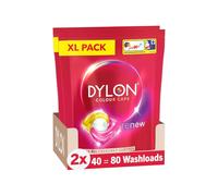 Pack 2 Dylon Colour Caps 2 x 40 Wash Load Laundary