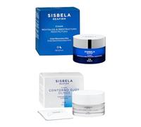 Pack 2 - Facial Cream Revitalizes and Restructures 50 ml. with Ribonucleic Acid RNA All Skin Types + Eye Contour 15 ml. Anti-Wrinkle and Brightening Sisbela Reafirm. All skin types. Deliplus