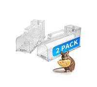 Pack 2 Humane Mouse Traps Safe Reusable Rodent Catchers Indoor/Outdoor