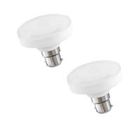Pack-2, Led B22 T75 R50 Reflector 12W Cool White 6400K Non-Dimmable 75mm-Diameterb22 Flat Ses Led Spotlight Energy Class A
