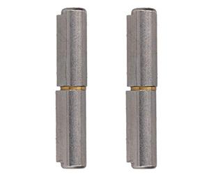 Pack 2 Lift Off Bullet Hinge Weld On Brass Bush 13x80mm Heavy Duty Industrial