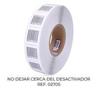 Pack 2000 ETIQUETAS Anti ROBO 410 Blanca CÓDIGO DE Barras 7909949 CHECKPOINT