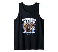 Pack 4 Life Wolf Vintage 90s Leader Bootleg Tour Style Tank Top