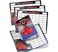 Pack 4 - Name the Boxing Great Fundraising Scratch Card. A4 Size - 50 Names - Double Sided 330gsm Card