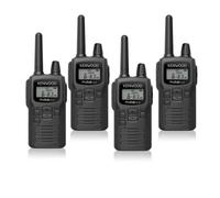 Pack 4x Kenwood PKT-300E Kenwood PKT-300E 4-pack, licence-free PMR446 radios, compact, robust, including chargers