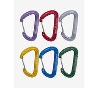 Pack 6 Carabiners Mammut Sender Wire Rackpack Multicolour