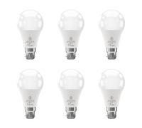 Pack 6 | LED Bayonet A95 Light Bulbs, 22W GLS (100W Equivalent) Non-dimmable Cool White 6400K 2206lm Super Bright B22 Base Golf Globe Energy Saving Lightbulb for Modern Home & Indoor Decoration