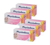 Pack 6 PHYSIODOSE - Physiological Serum 40x5ml - Hygiene of the nose, eyes, ears - Infant, baby, adult - Laboratoires Gilbert - Made in France