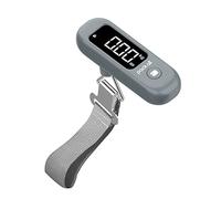 pack all 110 Lbs Luggage Scale, Digital Handheld Baggage Scale, Travel Suitcase Weight Scale with LCD Display, Battery Included, Rock Grey