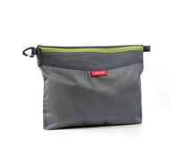 pack all Water-resistant Material Zipper Pouch, Mesh Zipper Bags for Storage, Travel, Office (Gray, Large)