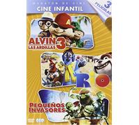 Pack: Alvin 3 + Rio + Pequeños Invasores (Import Dvd) (2012) Jason Lee; David