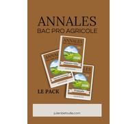 Pack Annales bac pro Agricole Matières Générales 2026