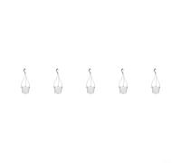 -Pack Breathable Orchid Pots with Slotted Design,for Air Flow, Clear Root Plant Baskets,for Phalaenopsis Dendrobium, Hanging Flower Containers with Hooks, Small Medium Nursery Pots(transparent B)