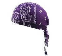 Pack Chemo Headwear for Women Lightweight Hip-hop Street Dance Soft Beanie Hat Fashion Bar Fancy Party Play Dress Up Ladies Turbante Purple