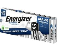 Pack de 10 batterys AAA/FR3 lithium Energizer (special compatible,