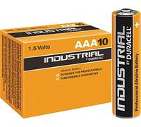 Pack de 10 piles AAA / LR03 Duracell Industrial/procell 1,5 Volts