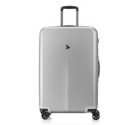 Pack Easy Genius 4 wheels Trolley M 66 cm with expansion pleat silver colored