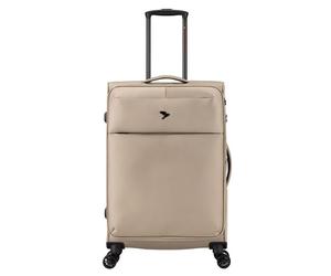 Pack Easy GoOn 4 wheels Trolley M 67 cm with expansion pleat beige